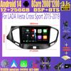 Для LADA Vesta Cross Sport 2015-2019 Беспроводная Carplay стереосистема с экраном 2DIN, Android 14, автомобильное радио, мультимедиа, навигация 4G