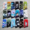 Women Socks Funny Cute Cartoon Fruits Avocado Egg Oil Painting Van Gogh Stripes Happy Japanese Harajuku Skateboard Socks