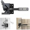 Lock Gate Gravity Latch Automatic Latch for Metal Wooden Fence Stainless Steel Spring Loaded Adjustable Latch Extension Fastener 1pcs