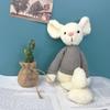 Кукла Кукла Кролик Плюшевая игрушка Успокаивает Тряпичная кукла Маленькая мышка Милый Подарок на день рождения Девочка
