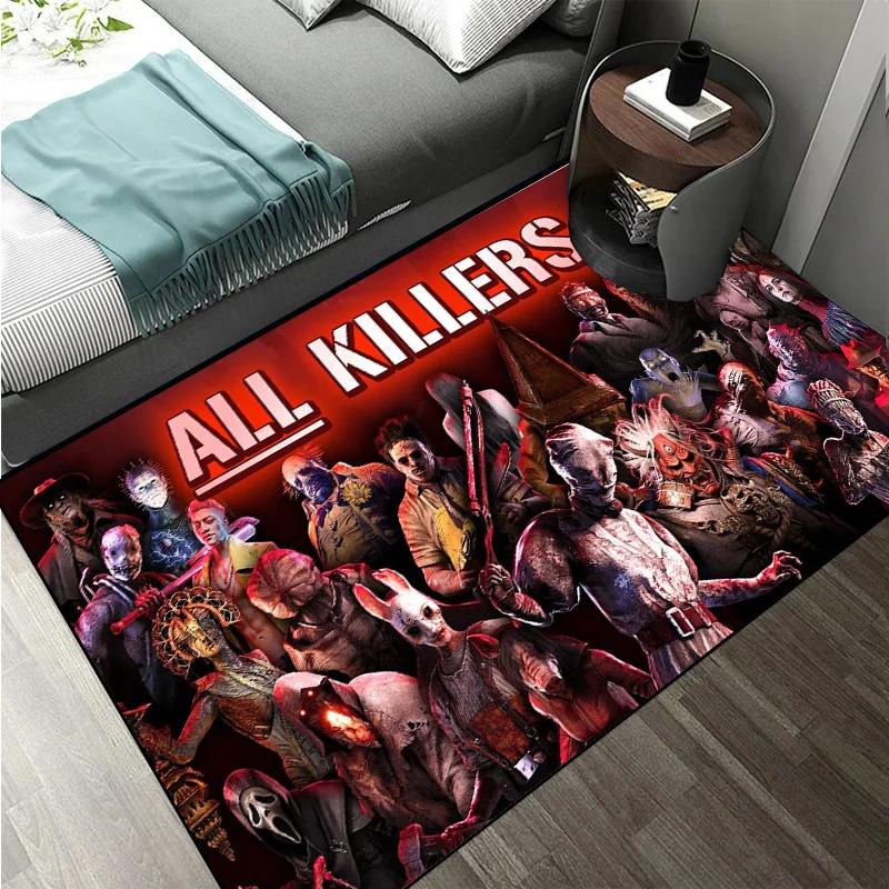 D-Dead by Daylight Хоррор на выживание Игра на побег Большие ковровые покрытия Ковер для дома Гостиной Спальни Коврик под диван
