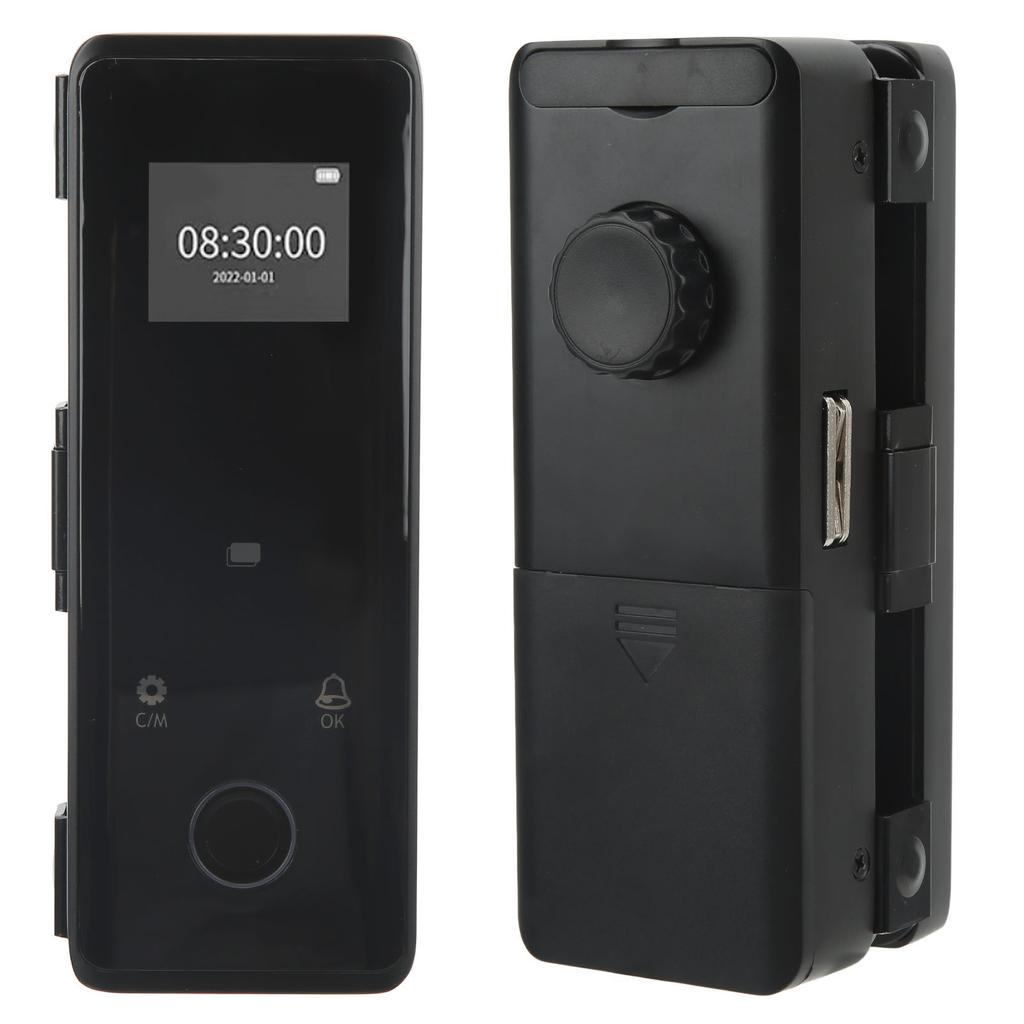 Smart Digital Glass Door Lock Fingerprint Password Keyless Entry Door Lock for Office