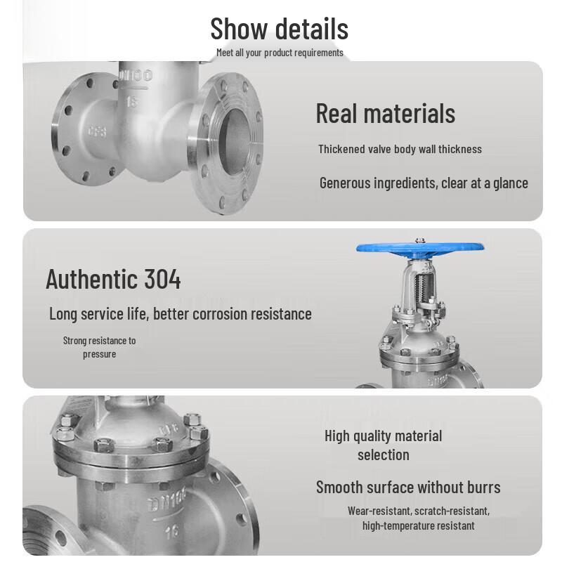304 Stainless Steel Flange Gate Valve