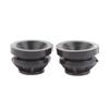 2Pcs Engine Upper Cover Trim Rubber Grommet Mount Bush Buffer Sleeve Pad Guard