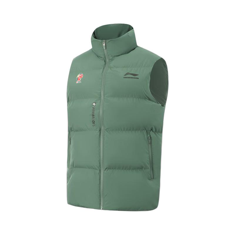 Li-Ning Мужской модный теплый хлопковый жилет AMMV005