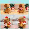 Year Cute New Capybara Plush Toy Festive Cartoon Doll Girls Kids Holiday Gift