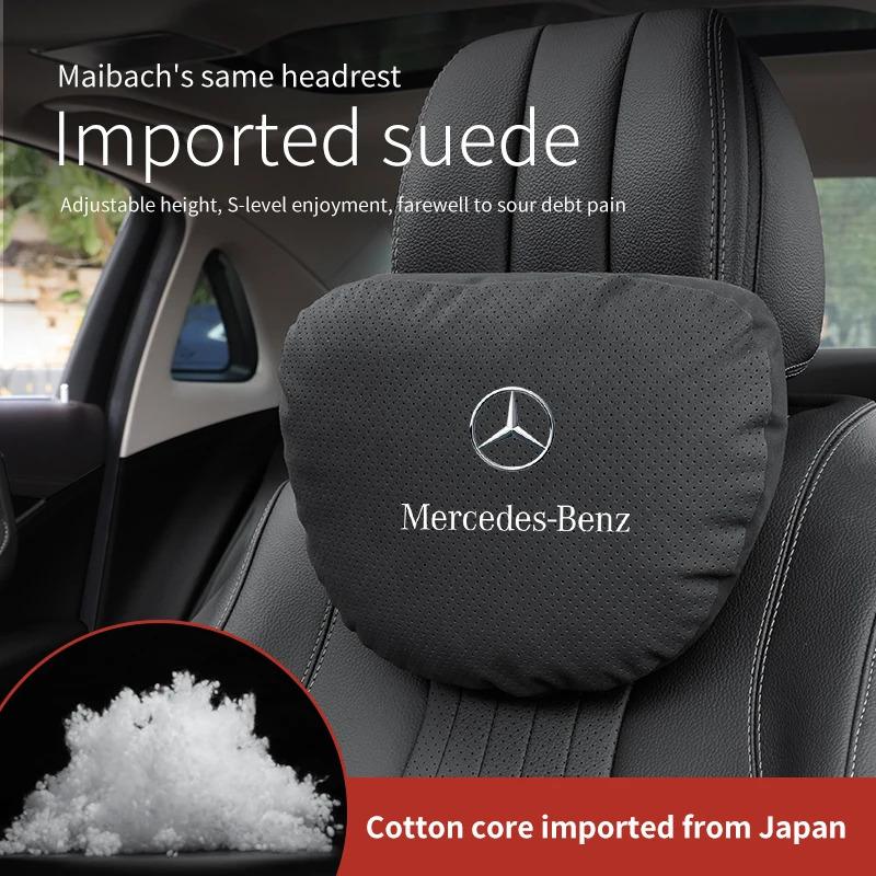 Mercedes Benz A B C E S R Class GLB GLC GLE AMG CLA CLS SLC GLS SLS ML Car Headrest Neck Support Lumbar Rest Cushion Neck Pillow NZ0
