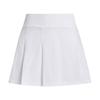 Ultimate365 Tour Pleated Skort Comfortable Stylish Strong Mesh Waistband Wrinkled Golf Casual Skirt Women Skorts White IZ4060