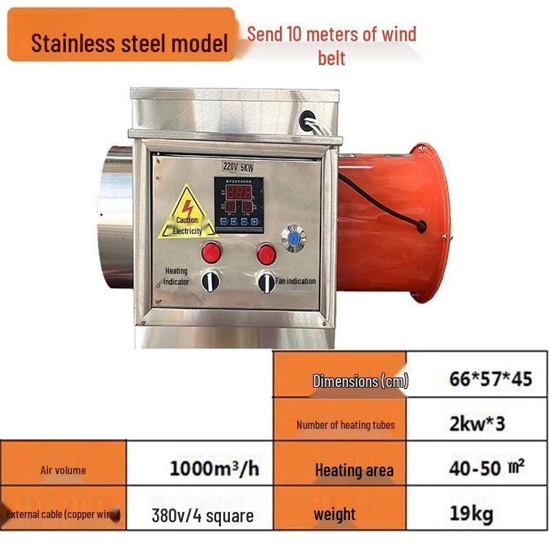 Industrial Electric Fan Heater