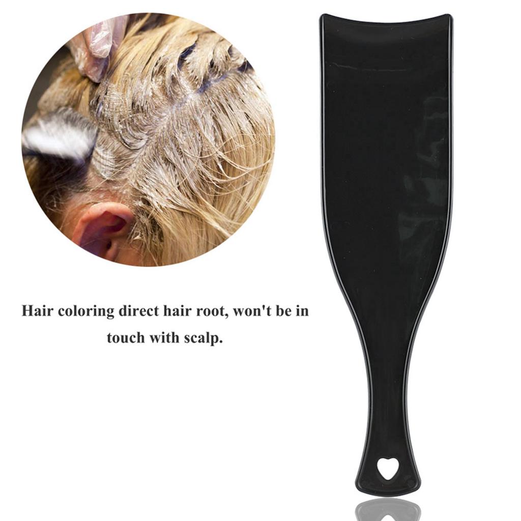 Balayage Board, 13 x 3.7inch Anti Static Hair Dye Highlights Coloring Brush Comb Hair Tools Highlighting Board Hair Dye Color Board with Handle