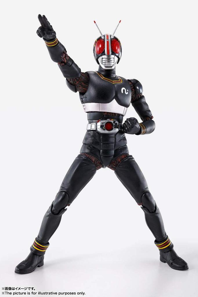 TAMASHII NATIONS Kamen Rider BLACK 150мм раскрашенная подвижная фигурка S.H.Figuarts (Синкочо Сейхо) приблизительно. АБС и ПВХ