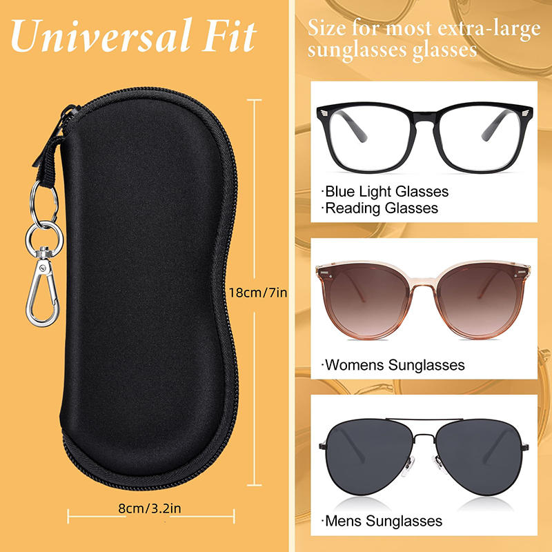 Women Men Outdoor Portable Eyeglass Carrying Bag Travel Soft Reading Glass Pouch Sunglass Case