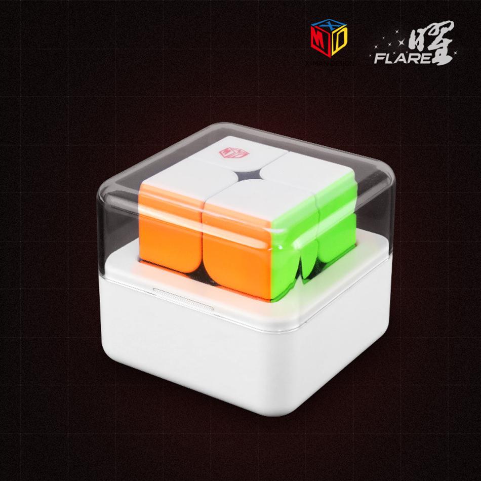 QiYi Flare 2x2 Магнитный куб MoFangGe X-Man Магнитный 2x2 Magic Cube Professional 2*2 Speed ​​Cube Cubo Magico Игрушка для детей