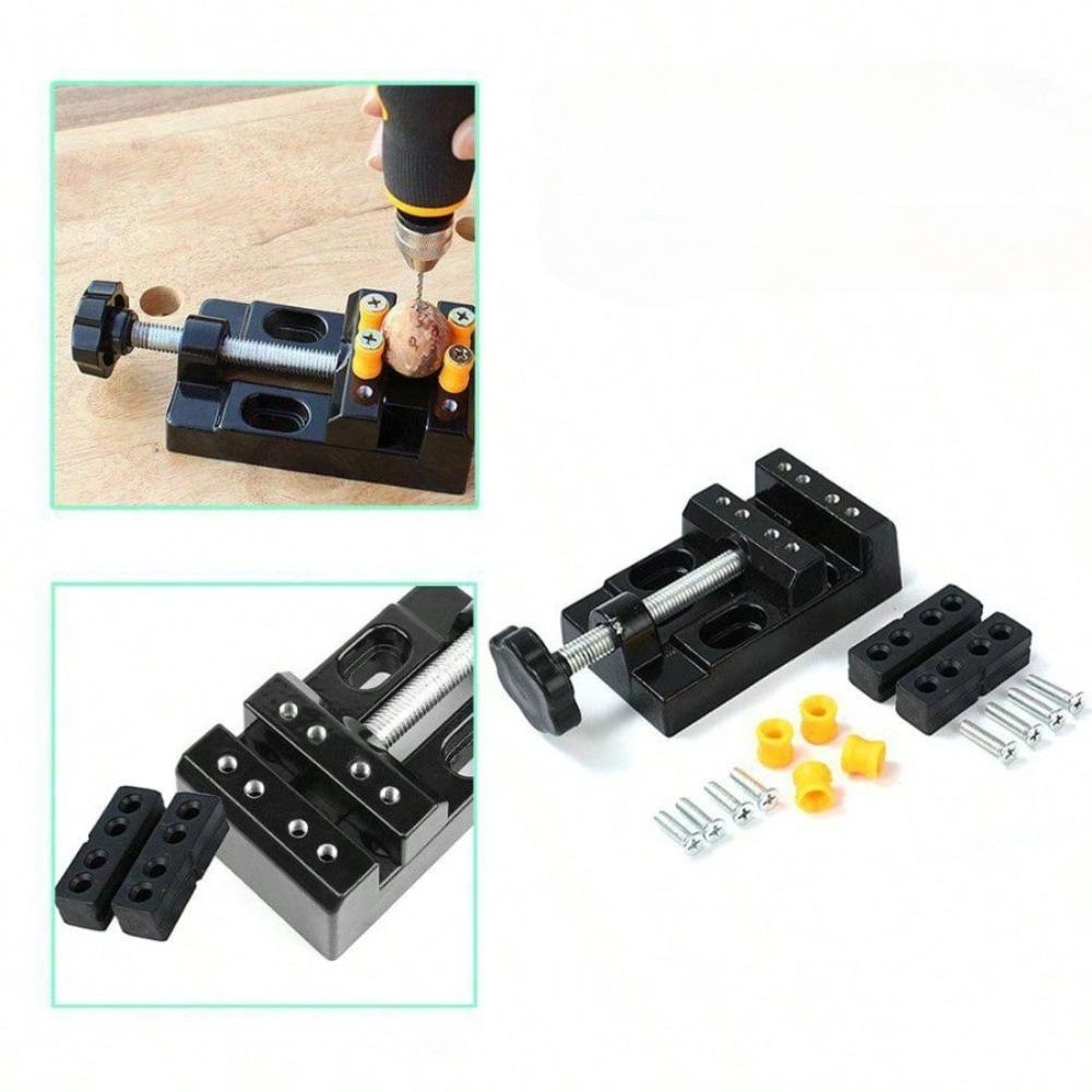Universal 57mm Adjustable Mini Jaw Bench Clamp Drill Press Table Vise DIY Sculpture Craft Hand Fixed Repair Tool Woodworking