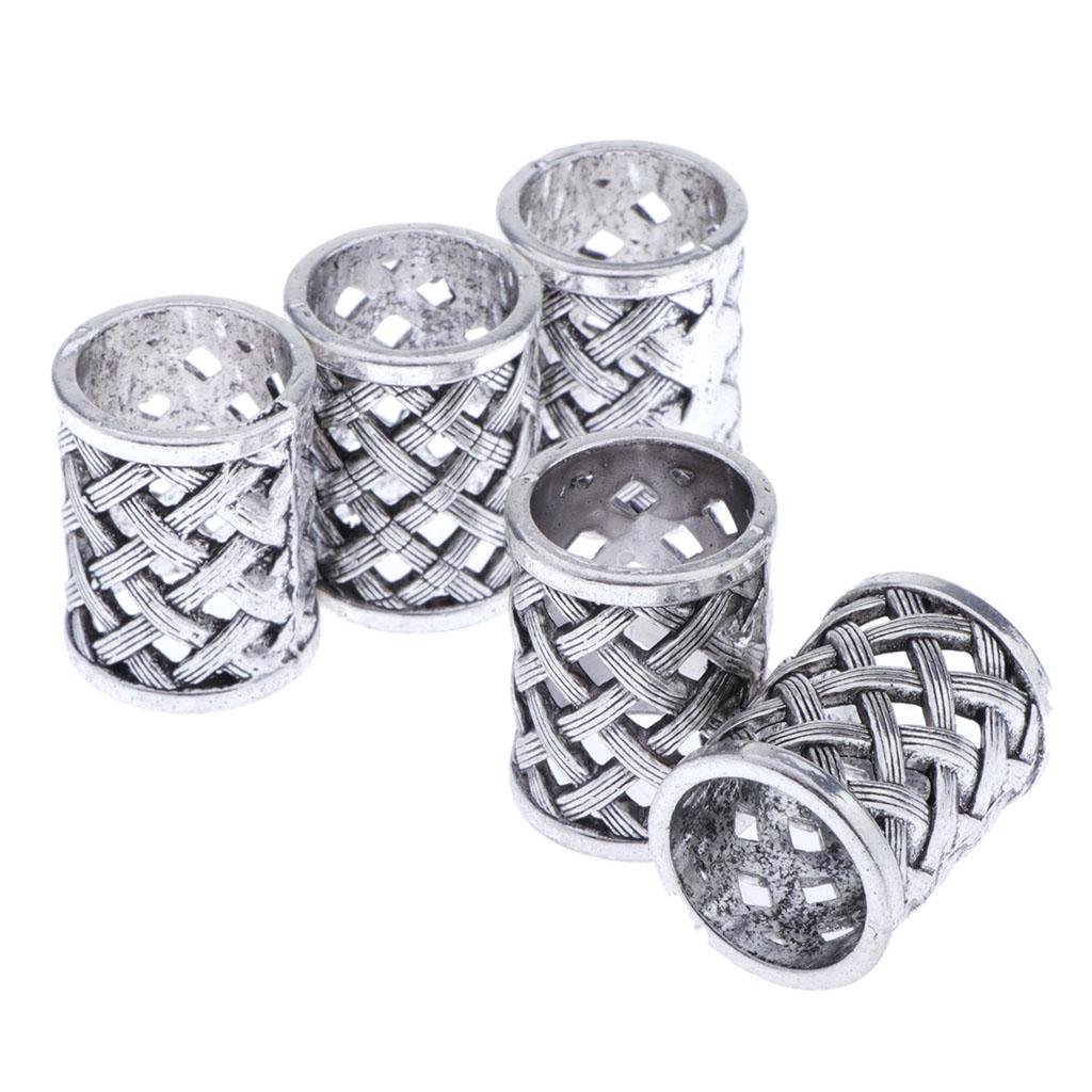 5 шт. серебряные прокладки в богемном стиле, свободные бусины, фурнитура для изготовления ювелирных изделий своими руками
