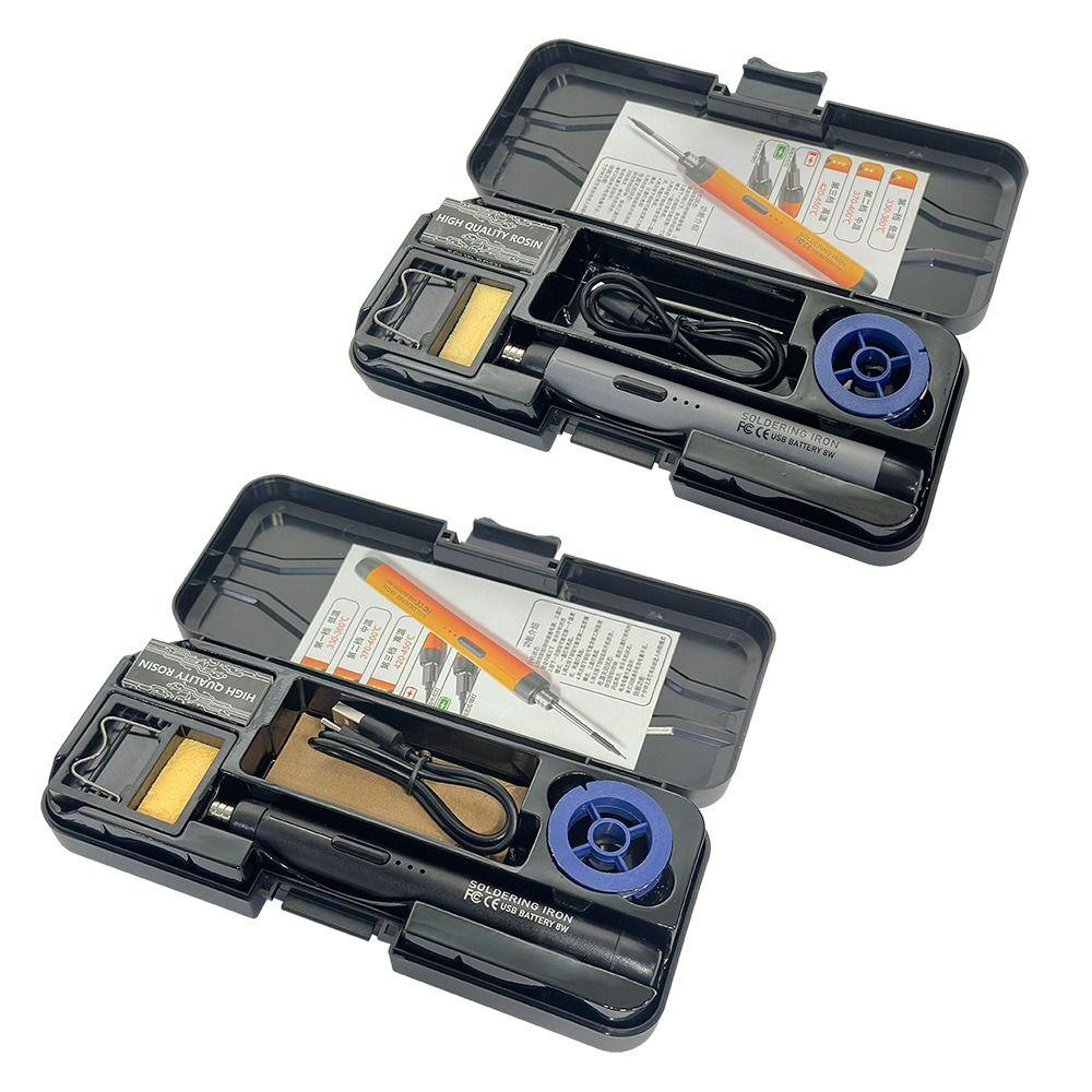 Цифровой электрический паяльник с быстрой зарядкой, интеллектуальные инструменты для ремонта и сварки, паяльник для дома