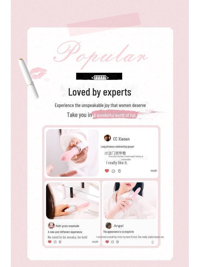 Вибратор для блеска для губ Miji: Набор из женской массажной палочки и ручного мастурбатора (100 шт.)