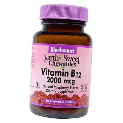 Витамин В12, Цианокобаламин, Vitamin B12 2000, 90таб Малина (36393084)