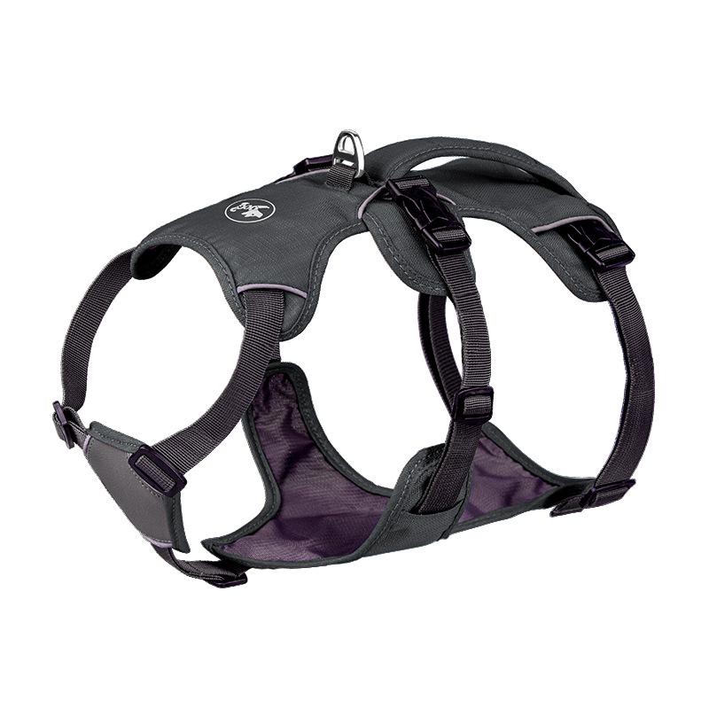 Светоотражающая шлейка и поводок для собак средних и крупных пород с защитой от выскальзывания — прочная и безопасная конструкция