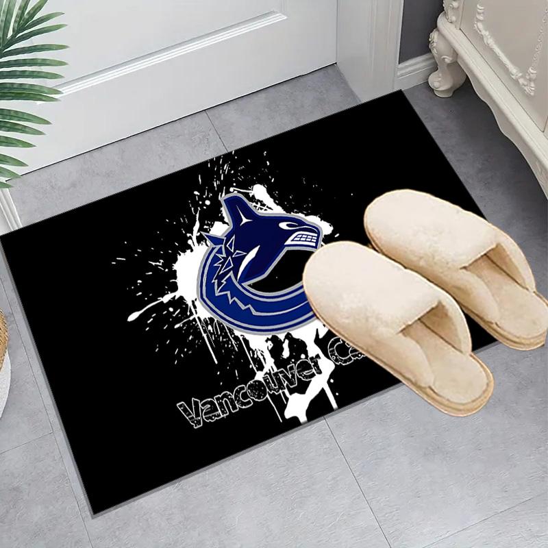 Vancouver Canucks Rug Area rug for Livingroom, Bedroom, Palyroom, Chair Rug, Office Rug, Floor mat, Large Size Fan Christmas Birthday gift