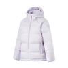 Li Ning Fitness Series Water-Resistant Solid Color Raglan Casual Versatile Cold-Resistant Hooded Zipper Winter Down Jacket Women Outerwear AYMU108-3