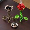 Handcrafted Metal Rose Burner Sturdy Aromatherapy Burner Rose Ornament Incense Holder  Dining Room