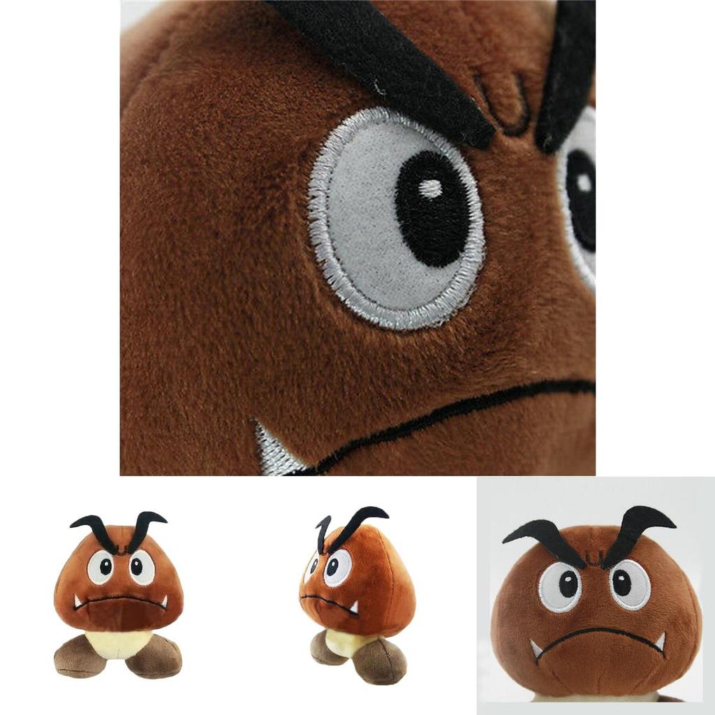 High Quality 6'' Super Mario Bros. Sad Goomba Plush Doll Perfect For Collectors