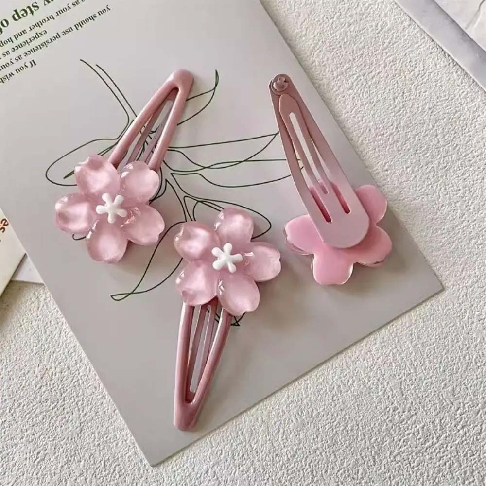 Hair Accessories Flower Hair Clip Sakura Sweet Barrettes Lovely Flower Hair Claw Women