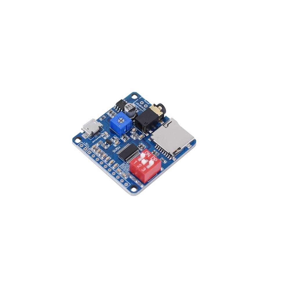 НОВЫЙ MP3-плеер Модуль воспроизведения голоса I/O Триггер Управление UART SD/TF Для Arduino