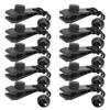 Outdoor Tent Retaining Clips Windproof Fixing Clamp with Bungee Cord for Camping Awning Caravan