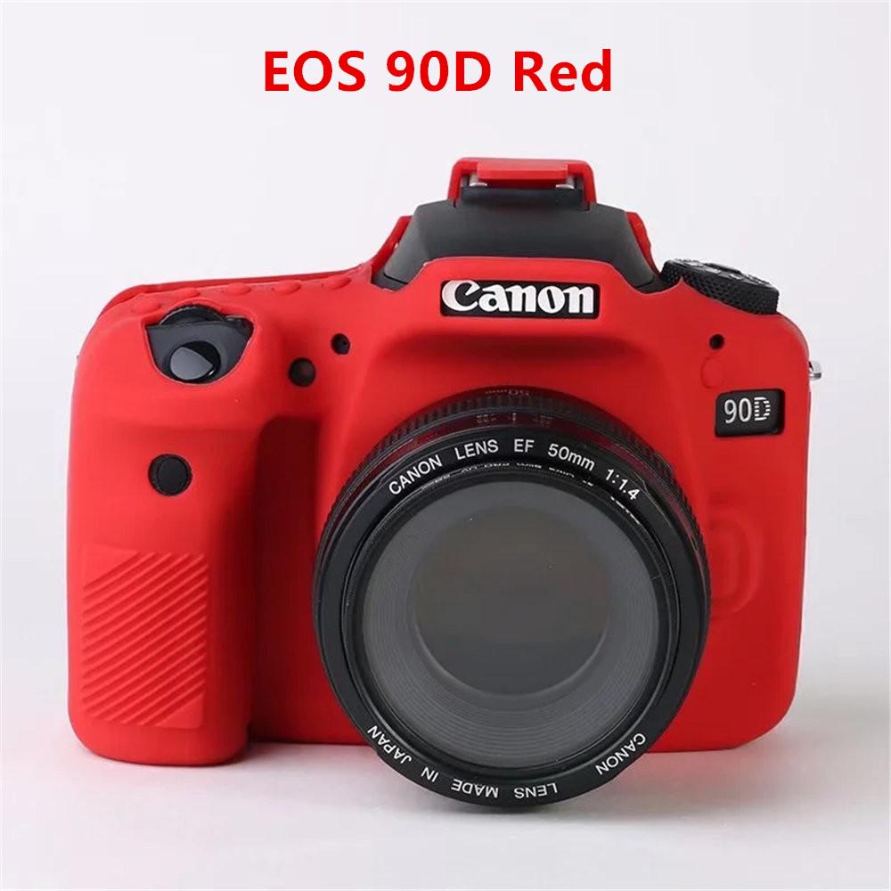 Мягкий силиконовый защитный чехол для корпуса камеры Canon EOS 5D2 5D3 5D4 6D 6D2 7D 7D2 750D 850D 80D 90D 800D 4000D 650D 700D 200D 250D