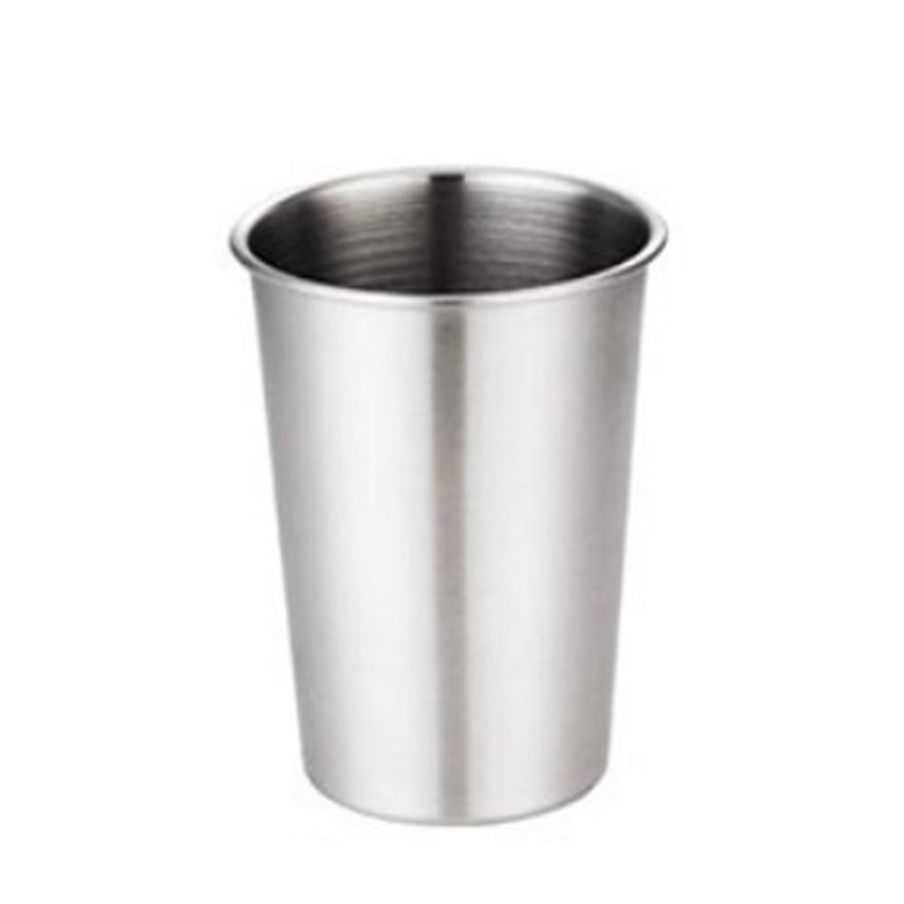 400/500ML Beer Cup Wide Mouth Drinking Cup Wine Cup Stainless Steel Cup Restaurant