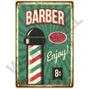 Парикмахерская Ретро Паб Бар украшения жестяная вывеска потертый шик домашний декор доска металлическая вывеска настенный постер винтажный декор искусство винтаж