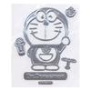 Akiho Doraemon Wink Emblem Sticker Heat Resistant Water Resistant Silver DE006