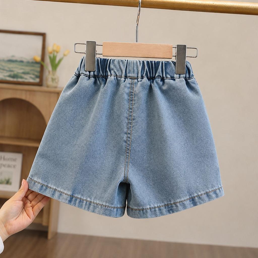 Girls Summer Cartoon Casual Shorts Cute Thin Outdoor Pants For Kids