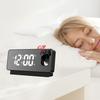 ЖК-дисплей с большим экраном, цифровые настольные часы с повтором будильника, домашний декор, настольные часы с дисплеем температуры и влажности