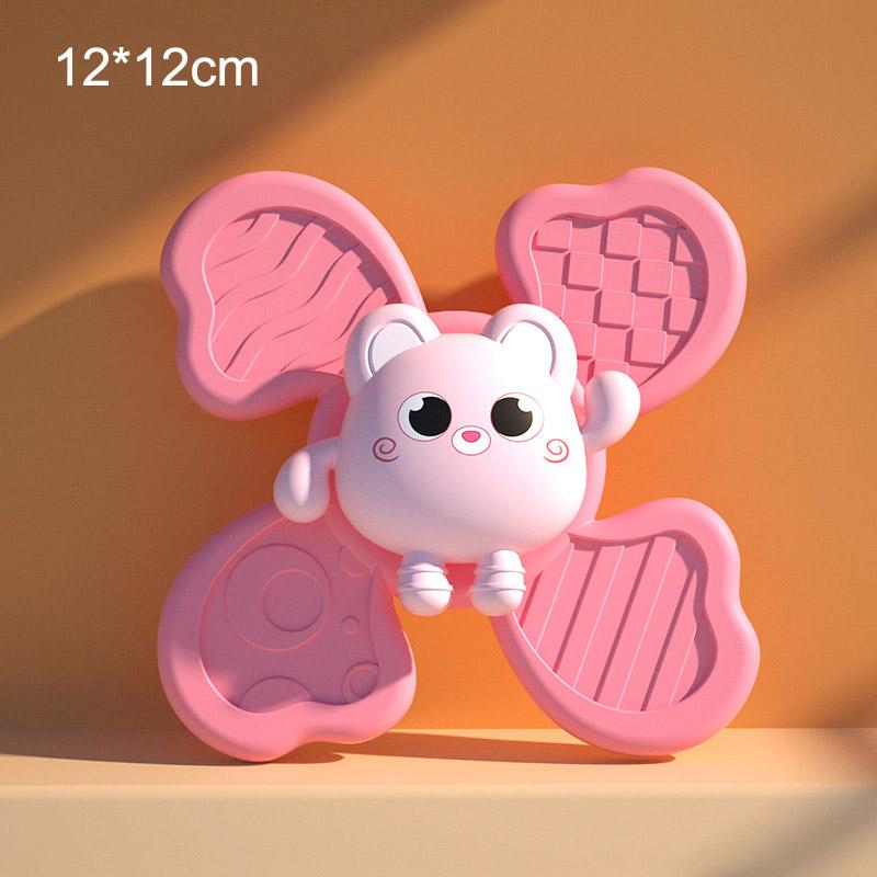 Детские игрушки для ванной Монтессори для мальчиков, детская присоска для купания, спиннер, игрушка на присоске, детская забавная маленькая погремушка-прорезыватель для детей-монстров