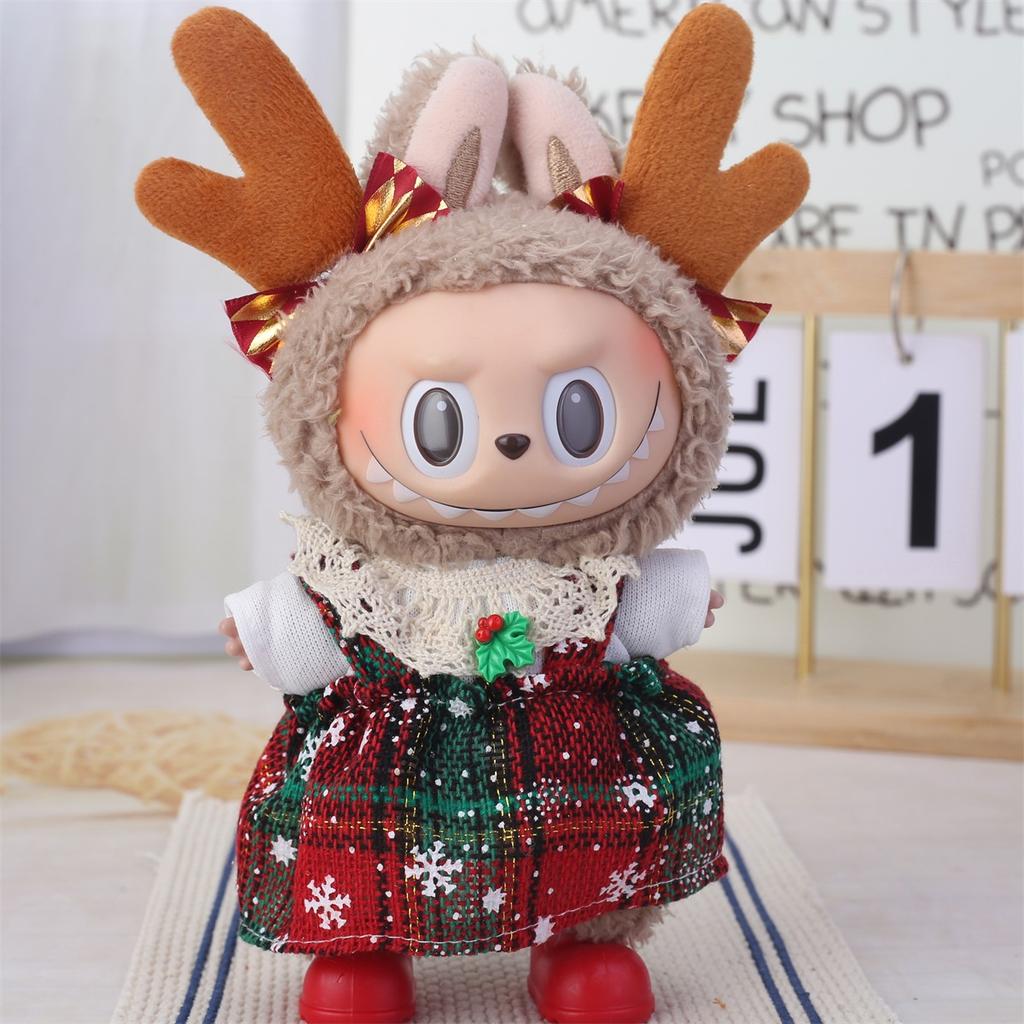 Lapupu 17см Рождественская одежда для кукол: Свитер для вечеринки Sit-Sit первого и второго поколения