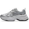 Модный тренд "Крыло бабочки" Прочные Дышащие Нескользящие Низкие кроссовки для папы Женские кроссовки Серебристо-серый 922538883-2