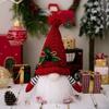 2024 Gnome Christmas Decorations 30cm Light Up Christmas Gnomes Plush Doll Ornaments Knited Elf Dwarf Gift Home Table Decor