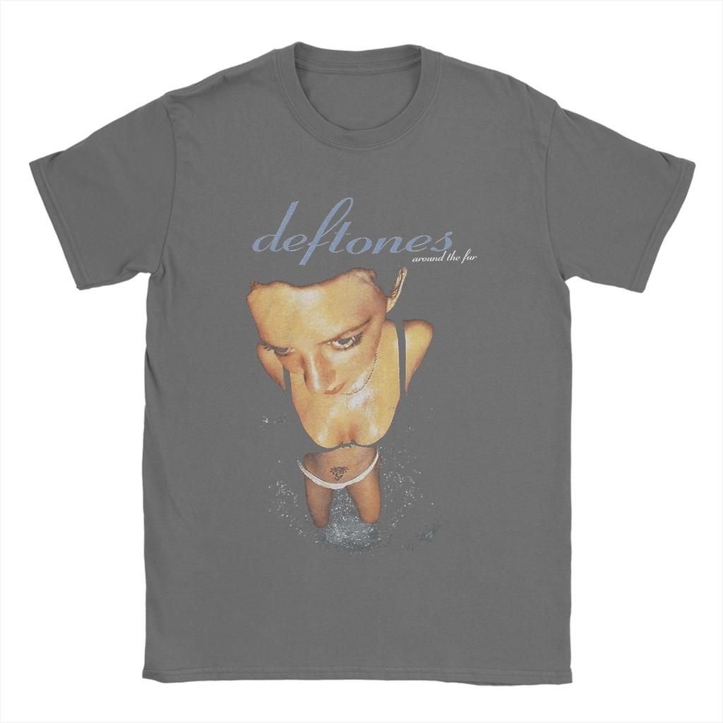 Мужские футболки Deftones We Are Familia Винтажная футболка из 100% хлопка с коротким рукавом Футболки с круглым вырезом Одежда 4XL 5XL 6XL