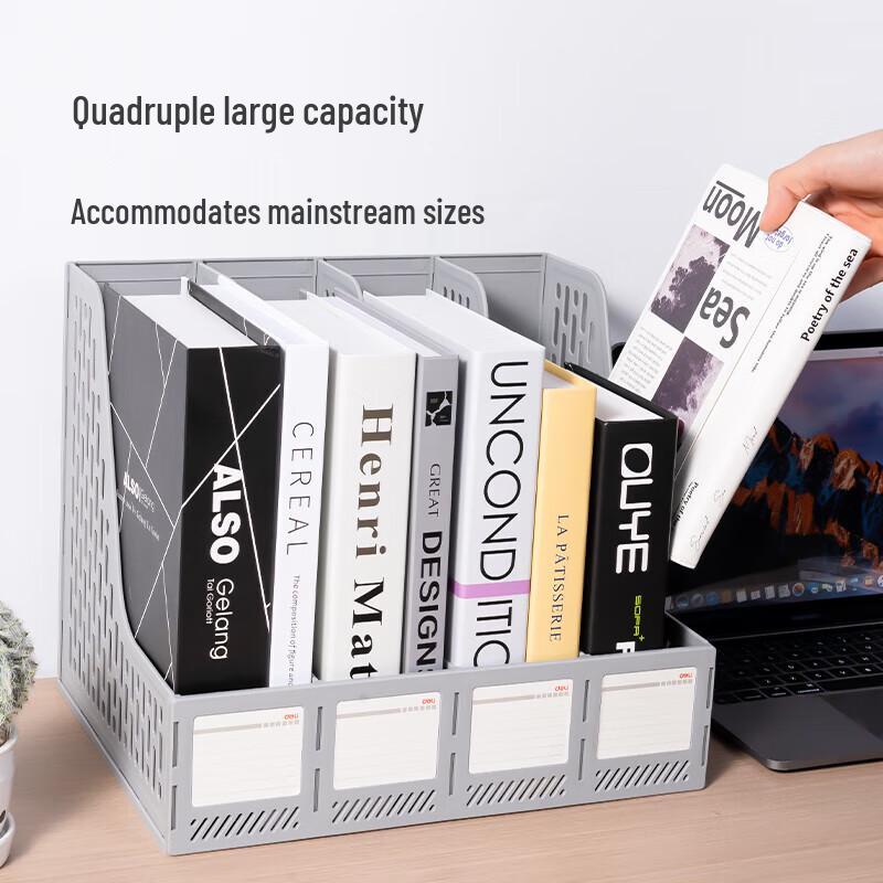 Deli DP531 Four-Tier File Organizer