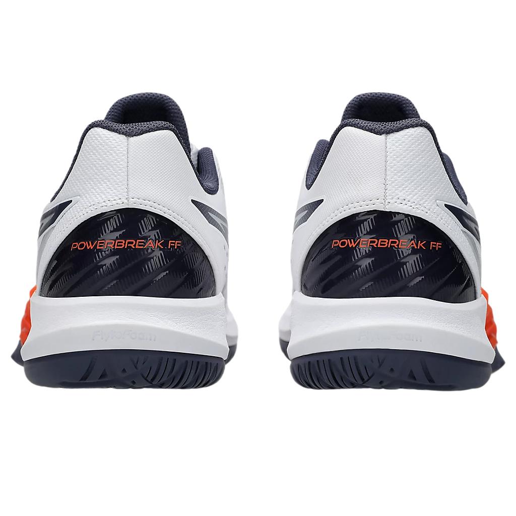 Asics Powerbreak FF белые Nova оранжевые мужские кроссовки 1071A101-102