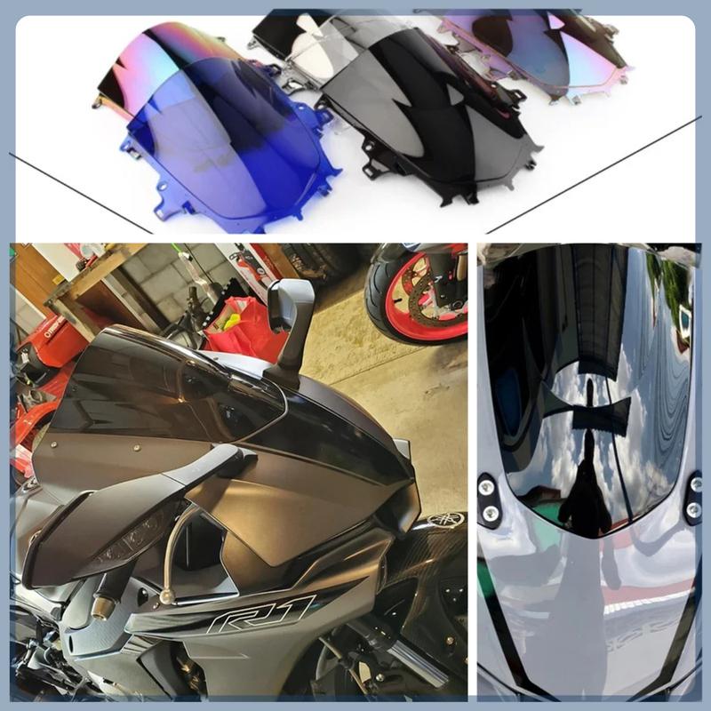 Мотоциклетный ветровик Для Yamaha YZFR1 YZF1000 2015 - Козырек Двойной Пузырь Ветровое Стекло Дефлектор Защитник Ветровое Стекло