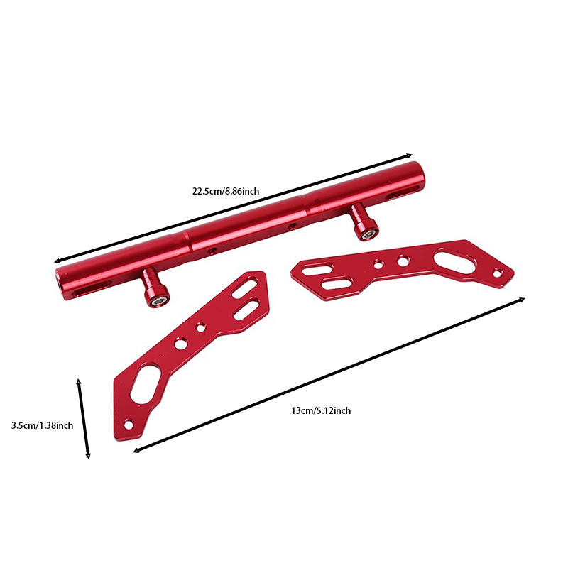 Motorcycle Handlebar Extender Lightweight Durable Bicycles Handlebar Extension Bracket for Motorcycle E-Bike Lamp