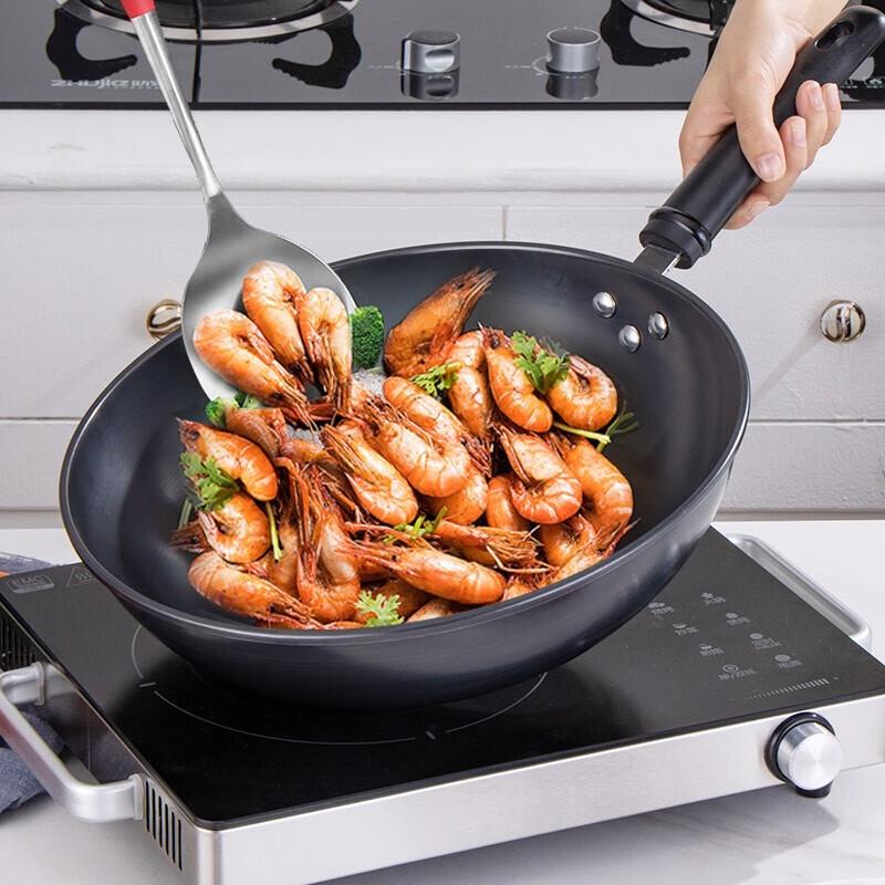 Zhang Xiao Quan Dongpo Black Gold Cast Iron Wok