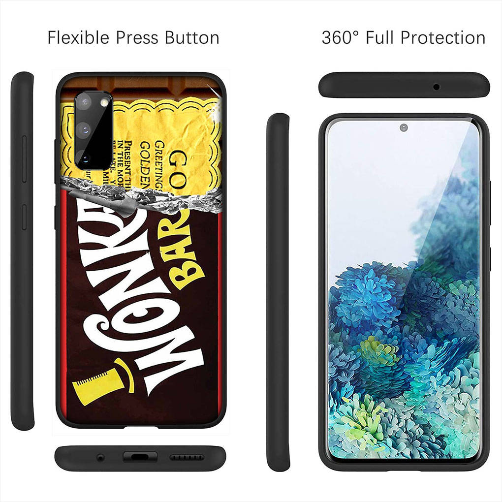 Чехол для iPhone 16 15 Xiaomi Redmi Note 14 13 12 11 Pro Max X 8 16e Samsung Galaxy S25 S24 S23 Moto OPPO Huawei Alpen Wonka Chocolate Wonka bar