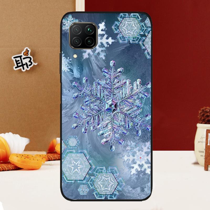 Снежинка Зима Для Huawei Nova Y91 Y90 Y61 Y60 Y70 5T Nova 9 10 SE 11 3i 7i 8i P20 P40 Lite P30 Pro Чехол