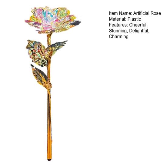 Искусственная разноцветная роза, радужные розы, подарок на День матери, День благодарения, День святого Валентина, день рождения.