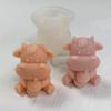 Dairy Cattle Candle Molds 3D Cow Silicones Mould Animal Casting Mould Soap Molds for Chocolate Fondant Decorations